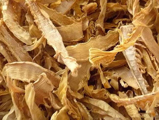 Dried bamboo shoots