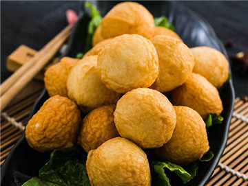 Golden fish balls